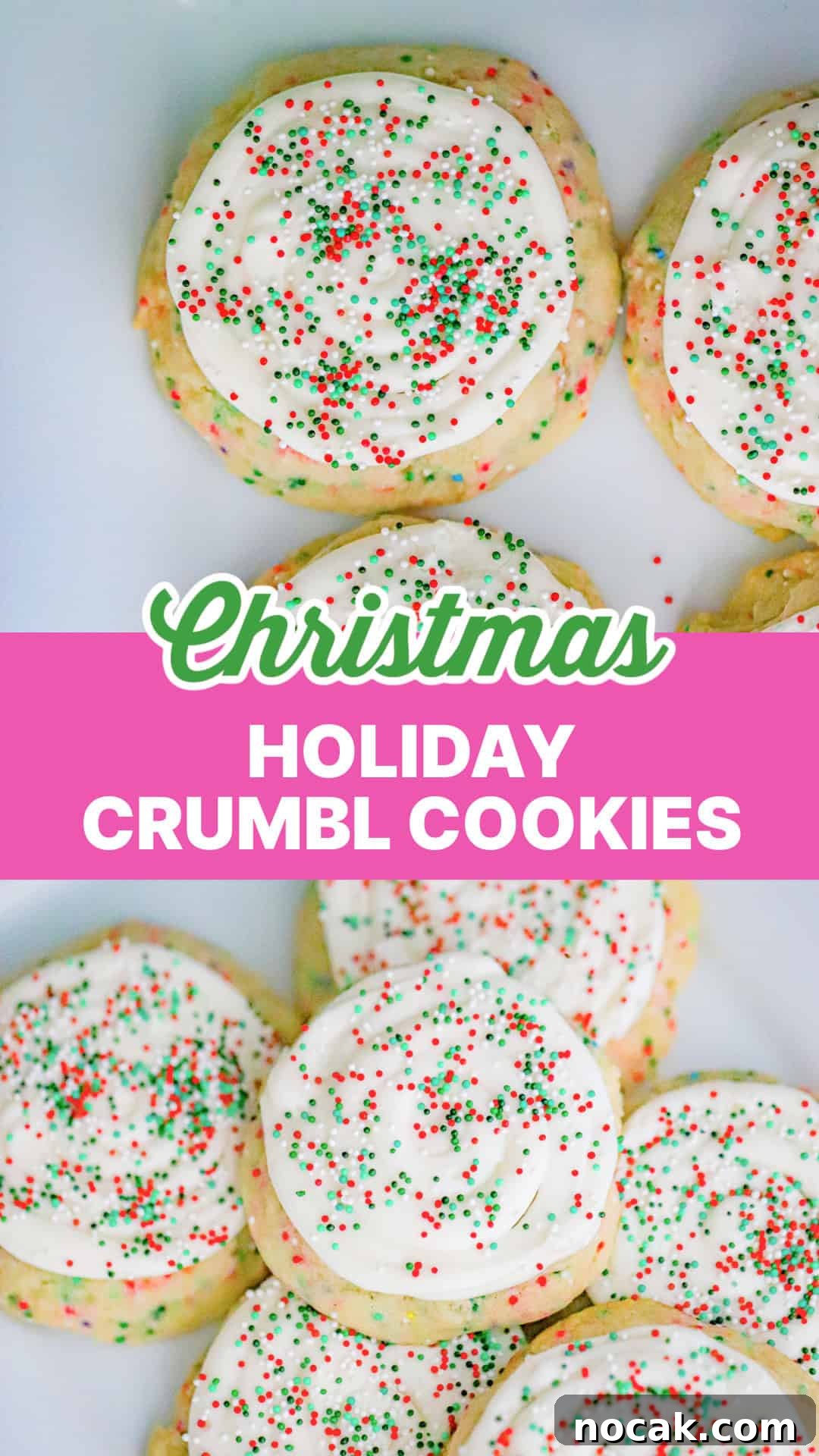 Christmas Sugar Crumble Cookies Recipe: Festive Soft & Chewy Cookies 7 img 240943 7