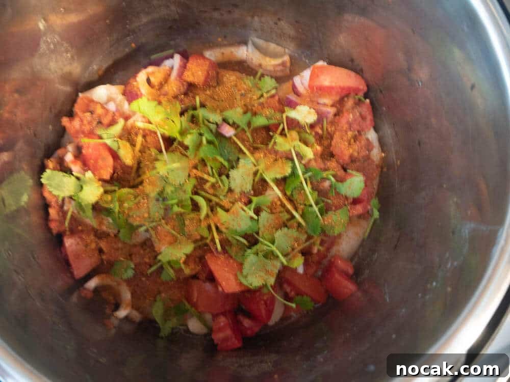 Instant Pot Shredded Salsa Chicken Recipe 5 Pressure Cooker Salsa CHicken with Onions and Cilantro