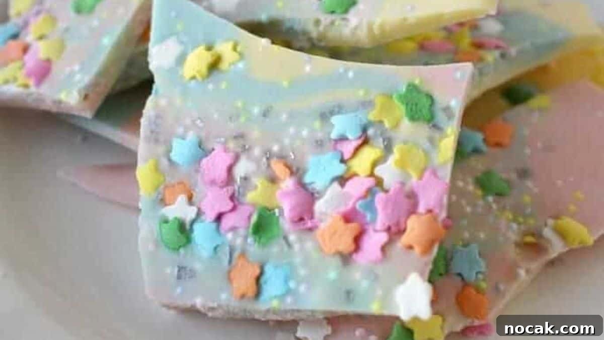 A close-up shot of a few pieces of Unicorn Poop Bark. 