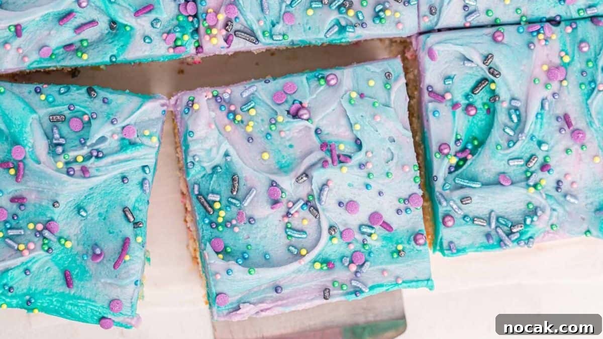 Top shot of a few pieces of Unicorn bars.