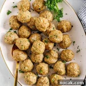 Juicy Turkey Meatballs with Garlic and Herbs 6 img 26148 6