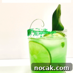 Green Melon Cucumber Smash Cocktail with Whiskey for St. Patrick’s Day 3 st patricks day cocktail recipe