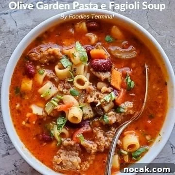 Creamy Vegetable Soup Recipe: Comforting Weeknight Meal 10 Instant Pot Pasta e Fagioli soup olive garden copycat served in white bowl with spoon