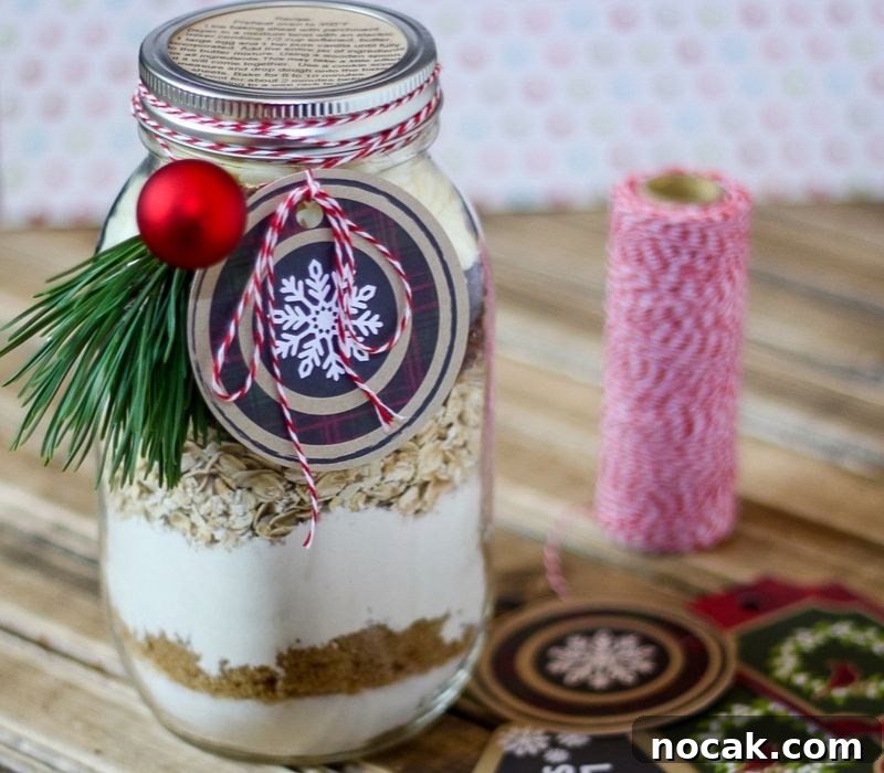 51 Festive Christmas Treats to Make This Year 3 This easy Cranberry White Chocolate Oatmeal Cookies In a Jar recipe is a perfect handmade gift! It's a sweet and delicious gift friends and family will love.