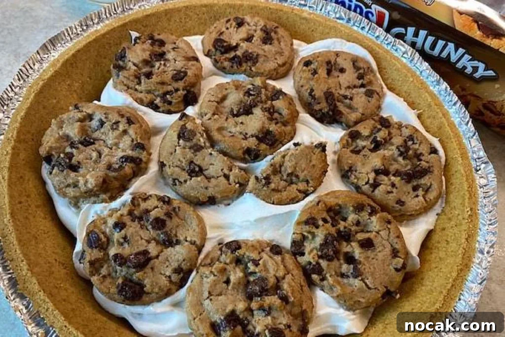 No-Bake Chocolate Chip Cookie Icebox Pie Recipe 8 img 2971 7