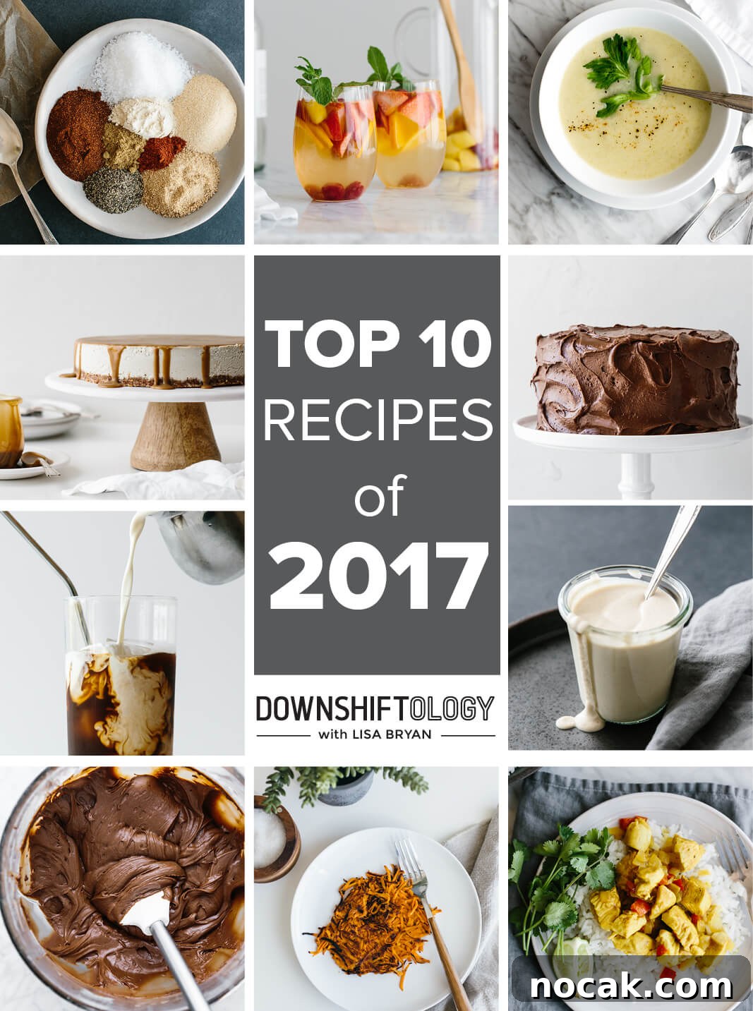 Top 10 Must-Try Recipes from 2017: Crowd-Pleasing Favorites 2 The top 10 recipes on Downshiftology.com in 2017. All gluten-free recipes.