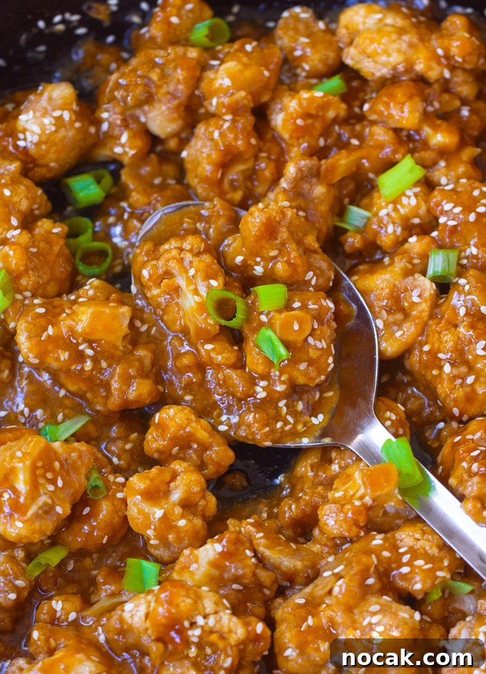 Sticky Sesame Cauliflower Recipe Sticky Sesame Cauliflower Recipe
