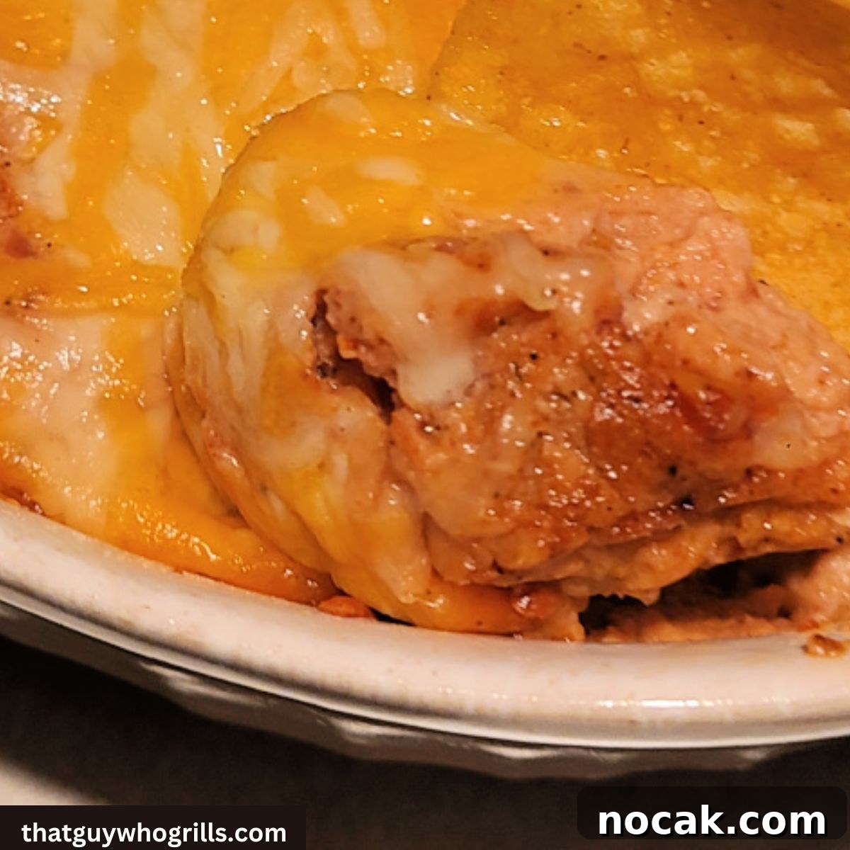 Smoked Refried Bean Dip on a Pit Boss Smoker: Step-by-Step Recipe 6 Tortilla Chip Scooping out Smoked Bean Dip