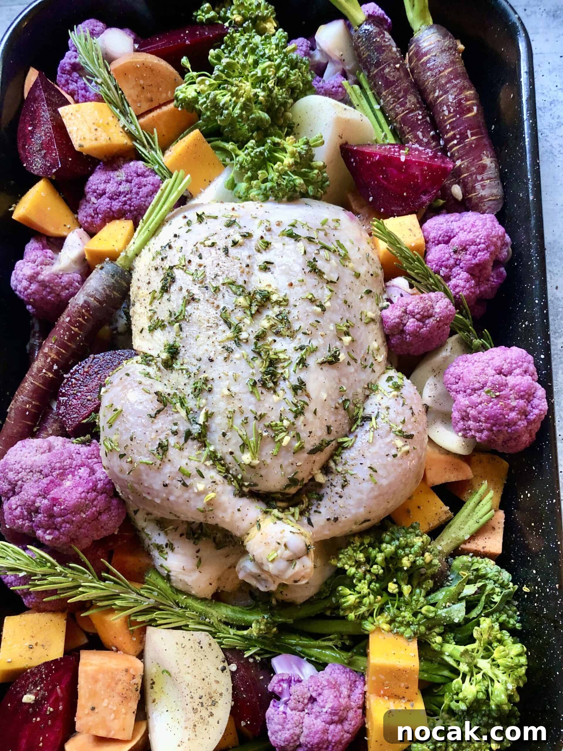 Roasted Chicken with Autumn Vegetables and Herbs 11 Roasted Chicken with Fall Vegetables