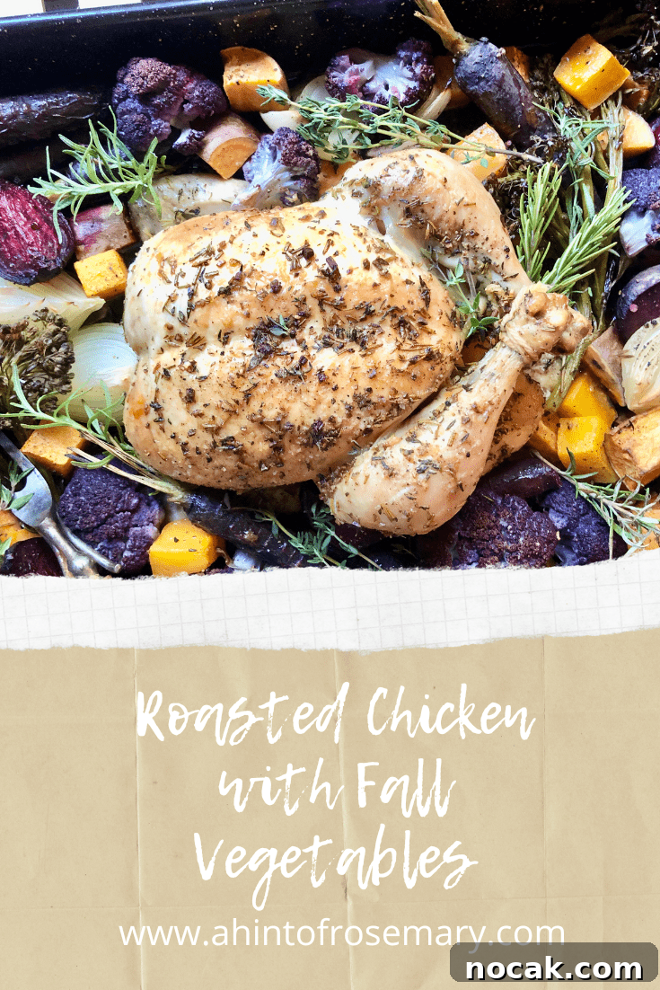 Roasted Chicken with Autumn Vegetables and Herbs 18 Roasted Chicken with Fall Vegetables