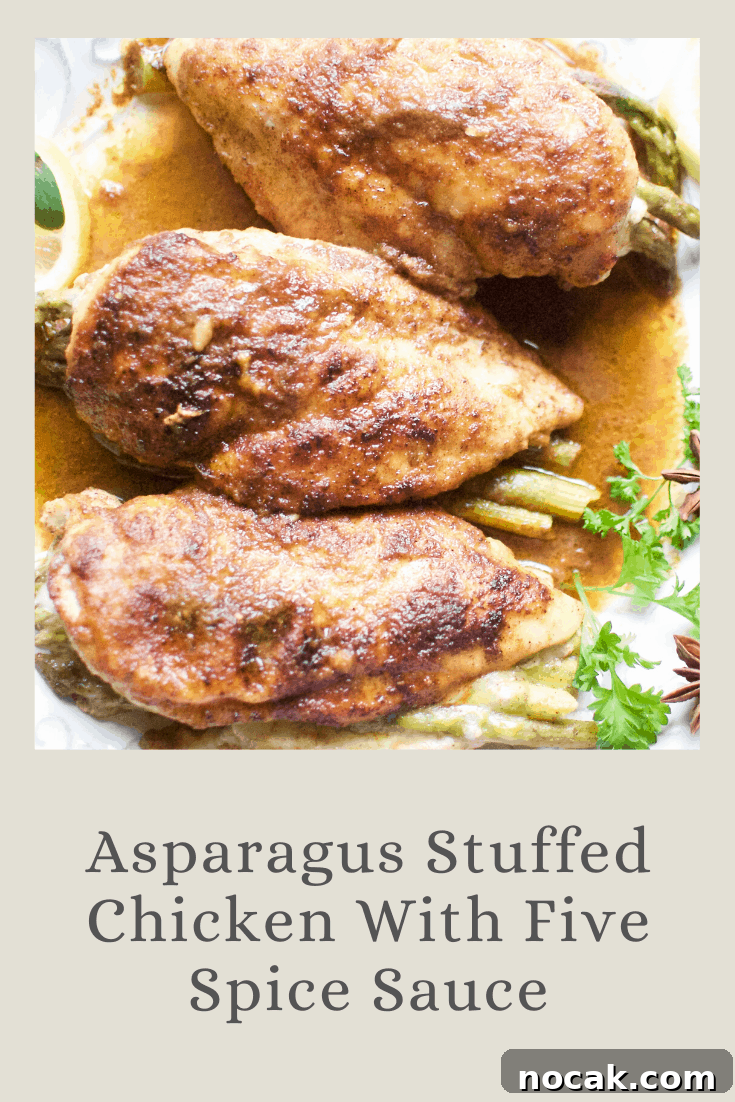 Roasted Chicken with Autumn Vegetables and Herbs 20 asparagus stuffed chicken with five spice sauce