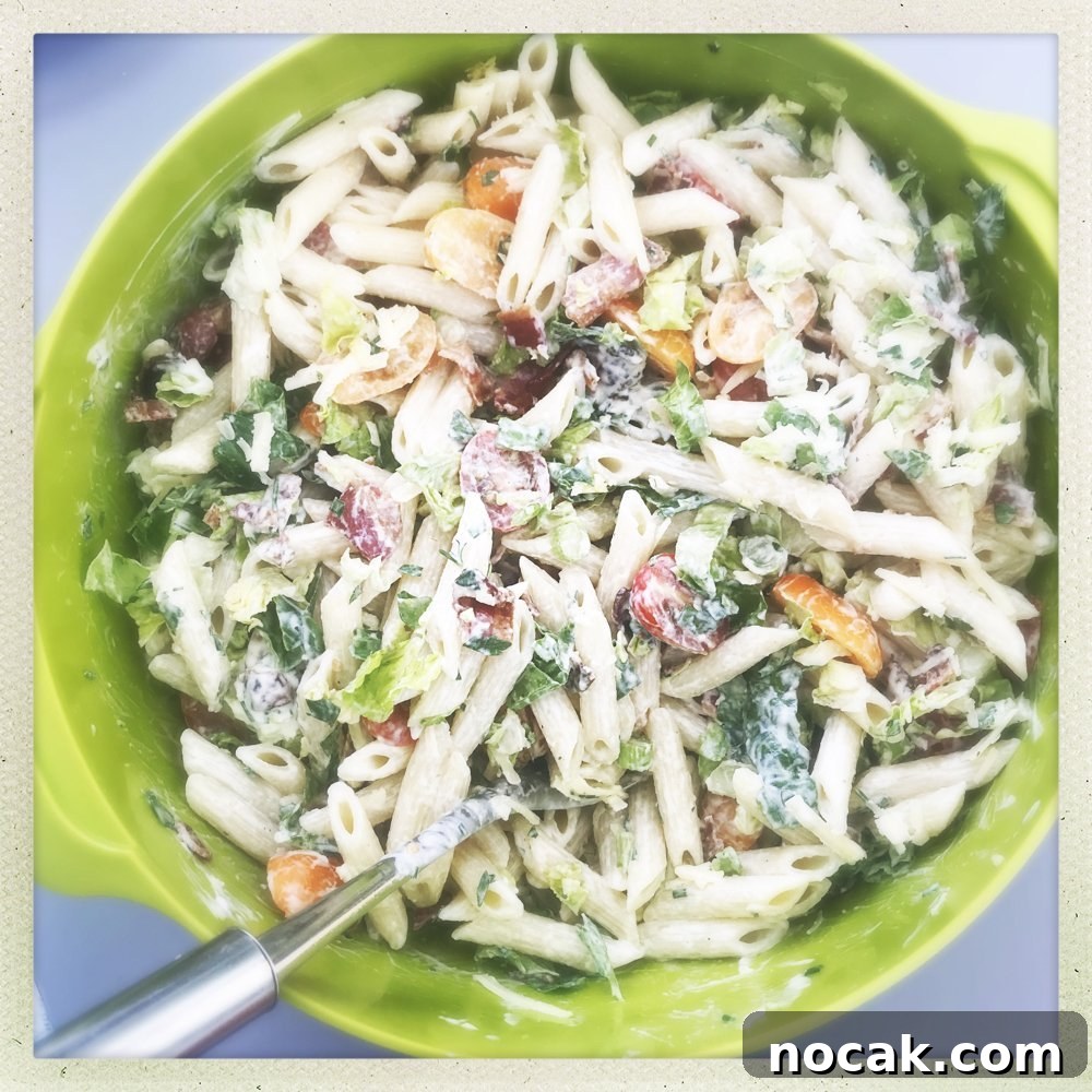 One-Pot Orzo Bolognese Recipe for Flavorful Weeknight Dinners 8 green bowl filled with homemade BLT pasta salad