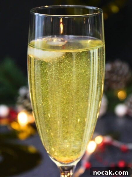French 75 Jello Shots for a Sparkling New Year’s Party 11 glitter ball cocktail recipe dinners done quick featured image