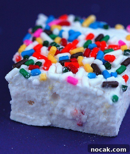 marshmallow for funfetti rocky road brownies.