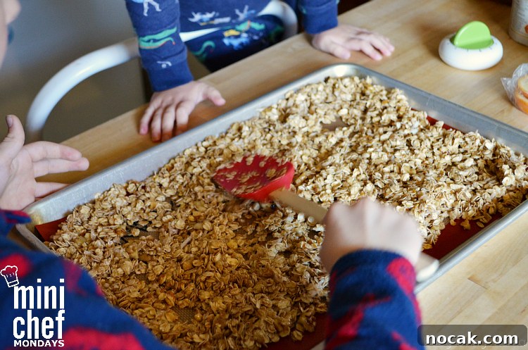 Homemade Berry Granola Recipe | Mini Chef Mondays 5 Making Homemade Granola with Kids