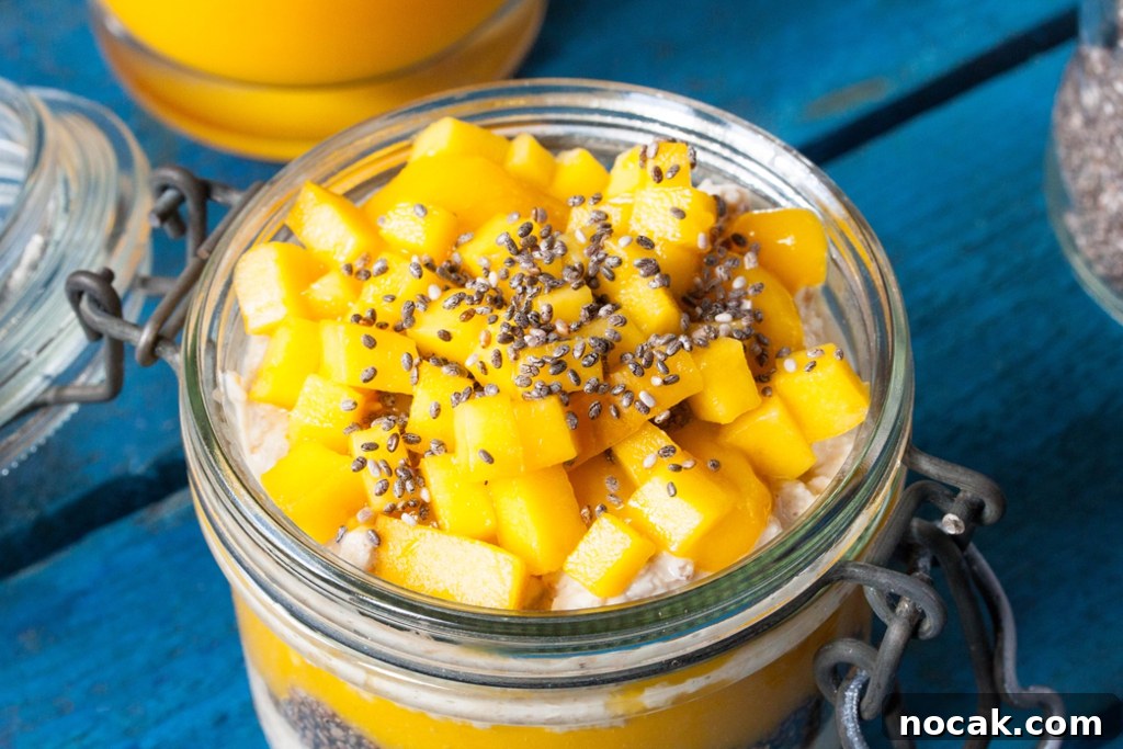 Mango and Chia Overnight Oats