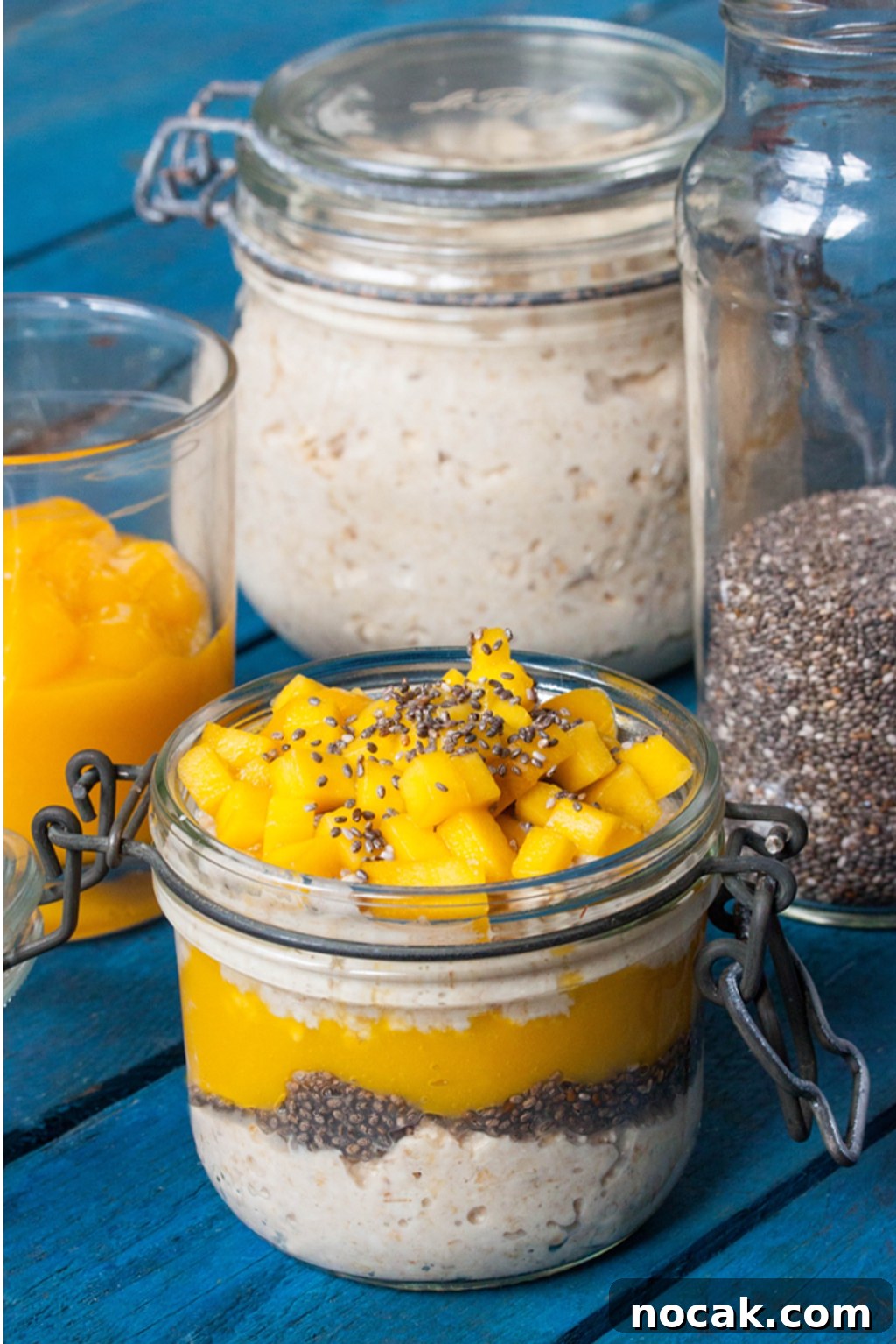 Mango and Chia Overnight Oats