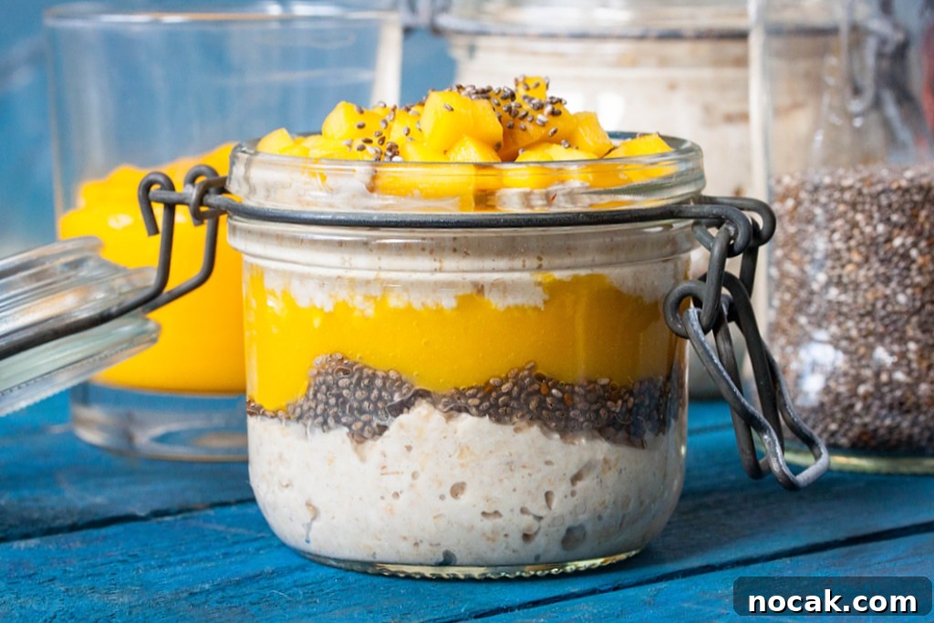 Mango and Chia Overnight Oats