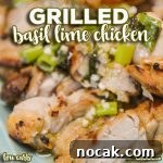 Newsletter Recipe Collection: Issue 61 — Seasonal Recipes & Favorites 6 Our Grilled Basil Lime Chicken is an easy flavorful tried and true recipe for your outdoor grill or Ninja Foodi Grill. We share how to pack in the flavor with our go-to marinade, our method to get tender grilled chicken every time and the secret dressing we top this dish with to take it to the next level!