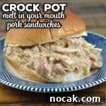Newsletter Recipe Collection: Issue 61 — Seasonal Recipes & Favorites 9 This recipe for Crock Pot Melt In Your Mouth Pork Sandwiches is a true dump and go recipe that has few ingredients and is incredibly delicious!