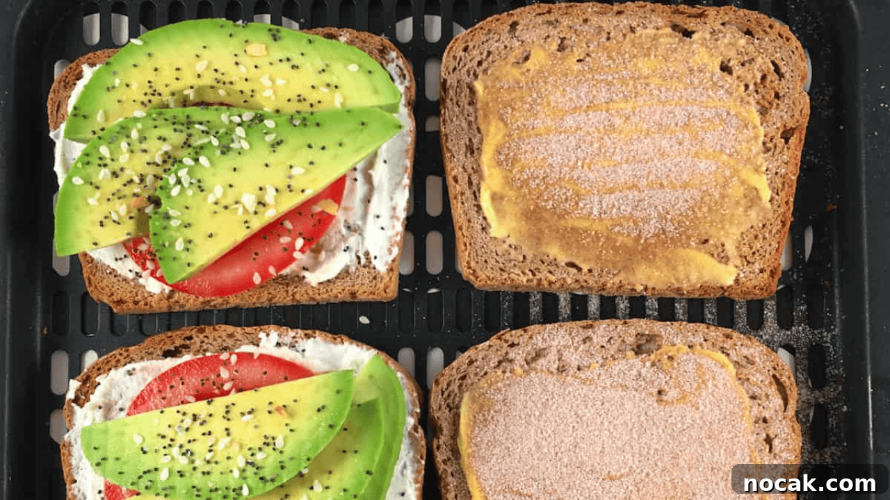 6 Delicious Meals You Can Top with an Egg 5 Air fryer toast