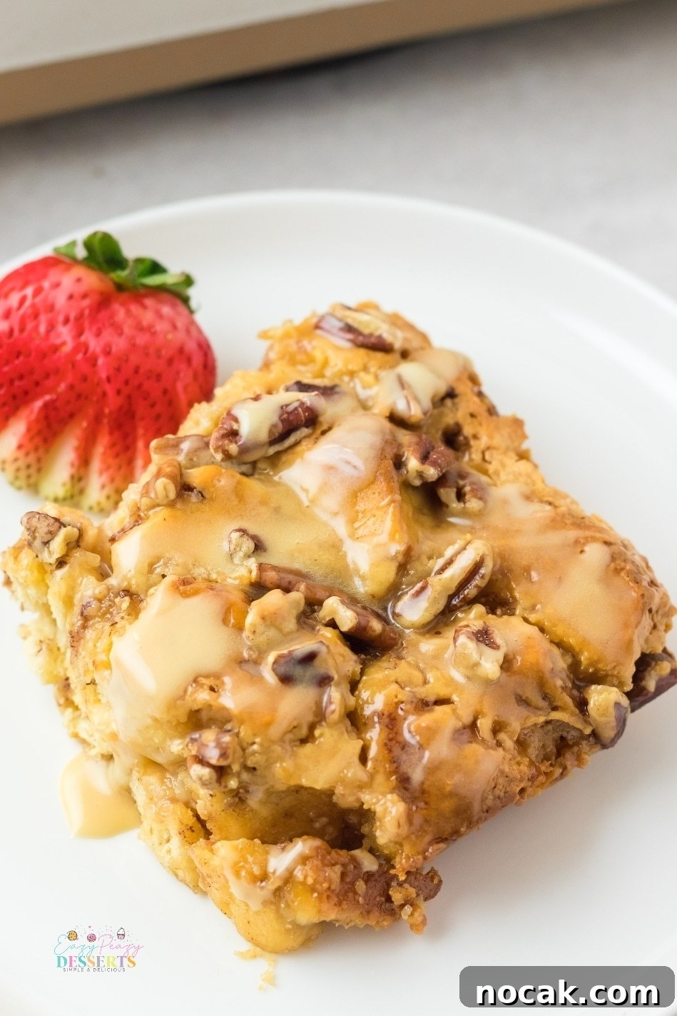 Salted Caramel Cinnamon Roll Casserole Recipe for Brunch 5 img 4918 4