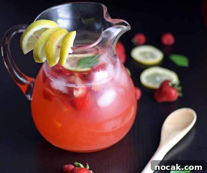 Summer Berry Basil Lemonade Recipe for Refreshing Drinks 2 Berry Basil Lemonade | Honey and Birch
