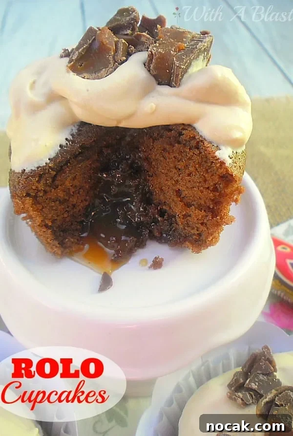 Rolo Cupcakes Rolo Cupcakes