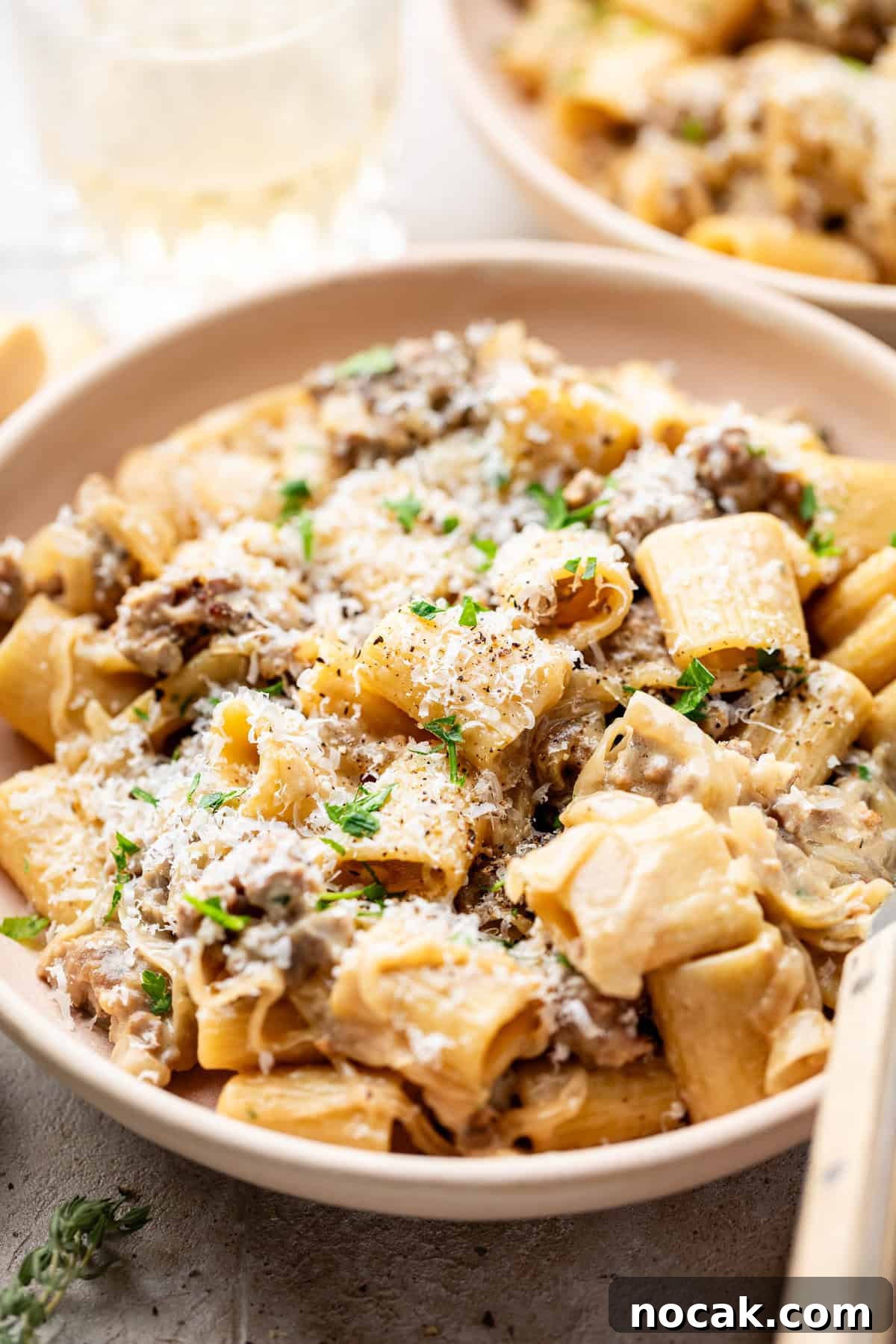 Creamy French Onion Sausage Pasta Recipe 8 sausage french onion pasta