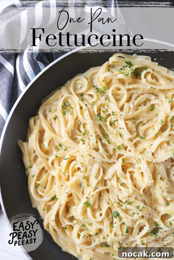 One-Pan Fettuccine Recipe Ready in 25 Minutes 2 Cook up this easy One Pan Fettuccine in 20 minutes. Perfect for any weeknight dinner.