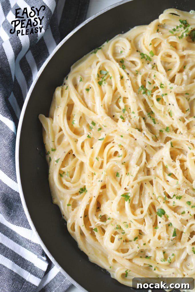 One-Pan Fettuccine Recipe Ready in 25 Minutes 4 Easy One Pan Fettuccine is perfect for any weeknight meal.