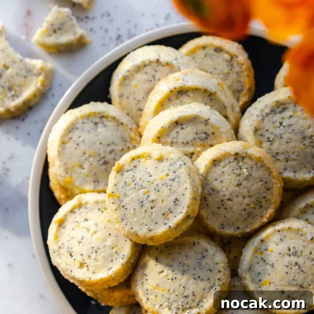 Lemon Poppy Seed Shortbread Cookies Recipe for Zesty Crumbly Treats 2 Lemon Poppy Seed Shortbread Cookies by Baking The Goods