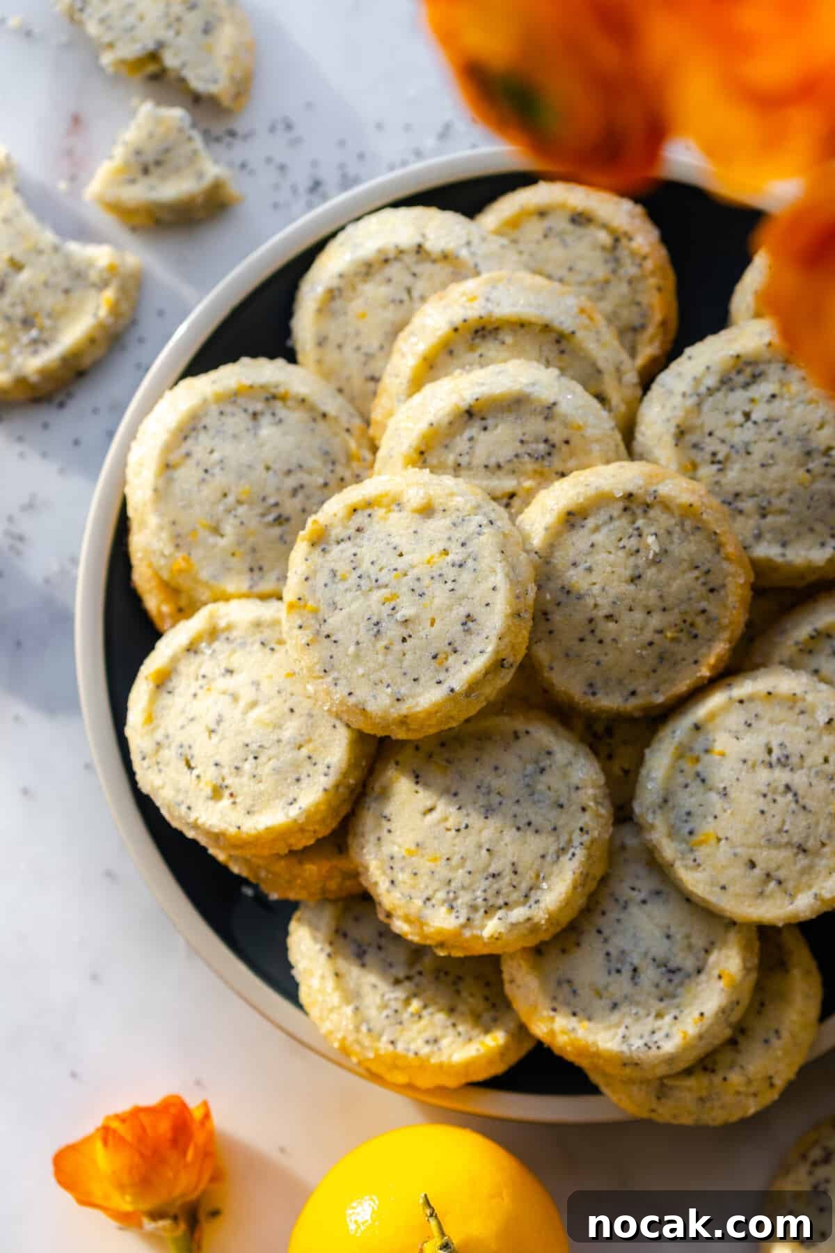 Lemon Poppy Seed Shortbread Cookies Recipe for Zesty Crumbly Treats 18 Lemon Poppy Seed Shortbread Cookies by Baking The Goods