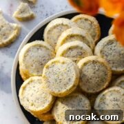 Lemon Poppy Seed Shortbread Cookies by Baking The Goods