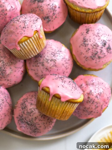 Blood Orange Poppy Seed Muffins by Baking The Goods