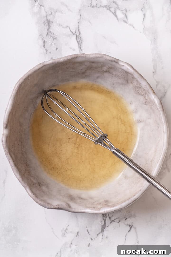 Seasoning mixture for sushi rice in bowl