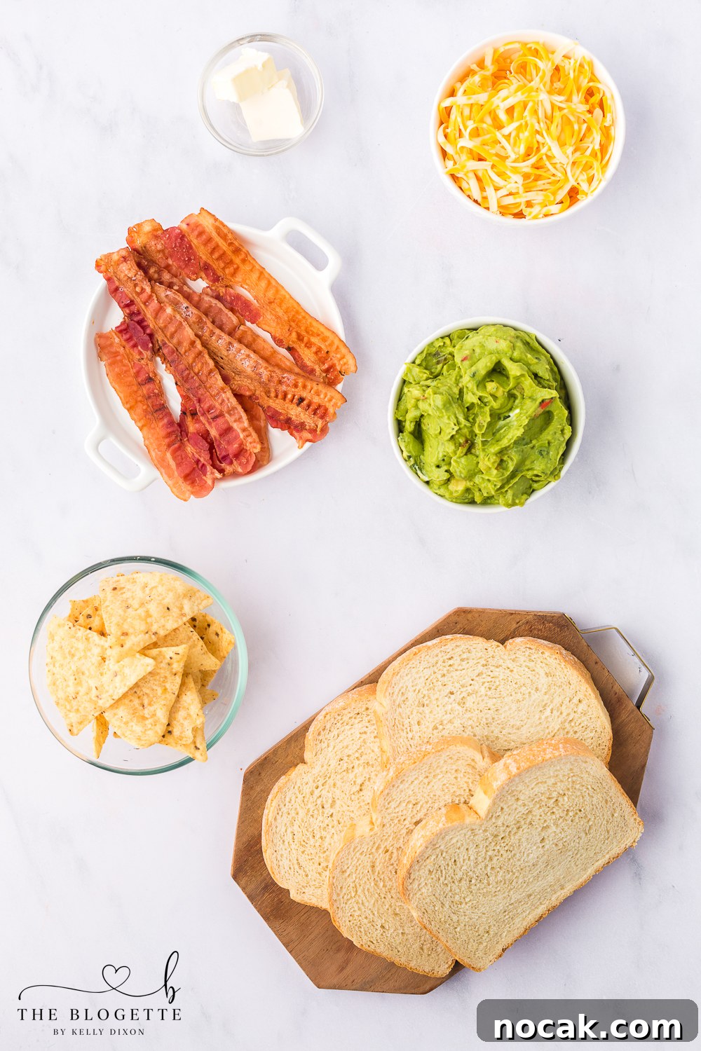 Bacon Guacamole Grilled Cheese Sandwich Recipe 4 Ingredients