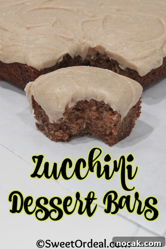 Zucchini Dessert Bars are an easy year-round dessert bar that everyone loves. Zucchini Dessert Bars