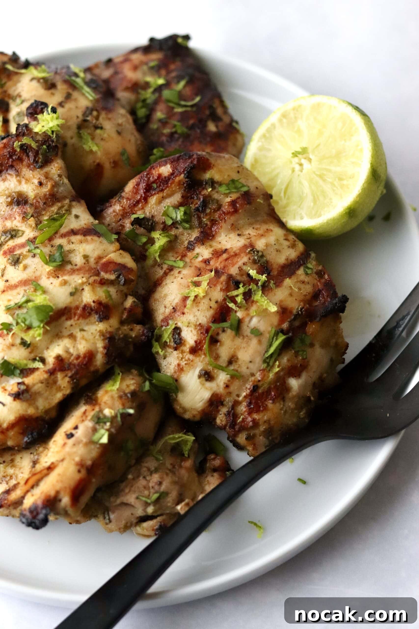 cilantro grilled chicken thighs