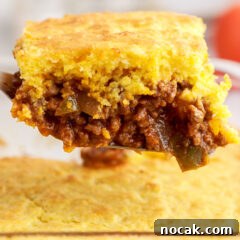 Sloppy Joe Cornbread Casserole