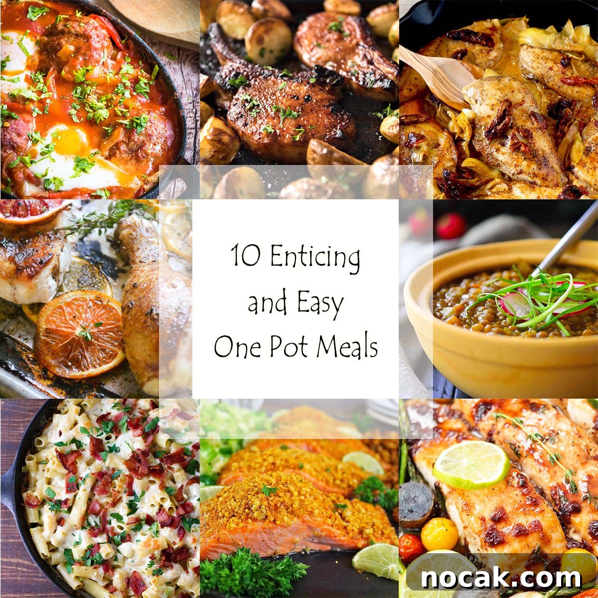 Looking for a quick dinner? Here is a roundup of 10 tasty and easy one pot meals, including soup, skillet sautes and sheet pan dinners.
