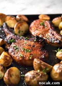 Oven Baked Pork Chops with Potatoes
