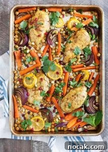 Sheet Pan Moroccan Spiced Chicken