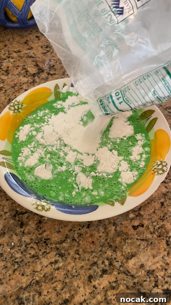 Pandan Glutinous Rice Balls (Bilo-Bilo): Authentic Filipino Recipe 6 Dough forming