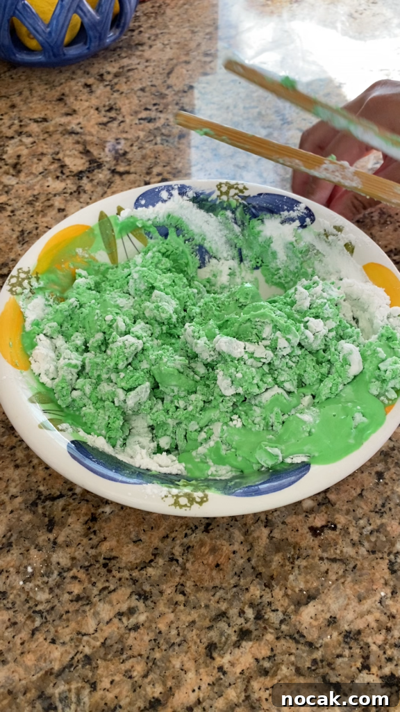 Pandan Glutinous Rice Balls (Bilo-Bilo): Authentic Filipino Recipe 7 Kneading glutinous dough