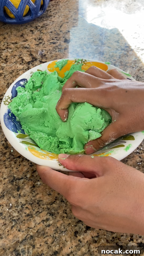 Pandan Glutinous Rice Balls (Bilo-Bilo): Authentic Filipino Recipe 8 Pandan dough ready to shape