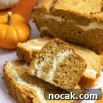 Pumpkin Bread with Cream Cheese Filling Story Poster Image