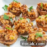 Best Stuffed Mushrooms with Sausage and Cheese Story Poster Image