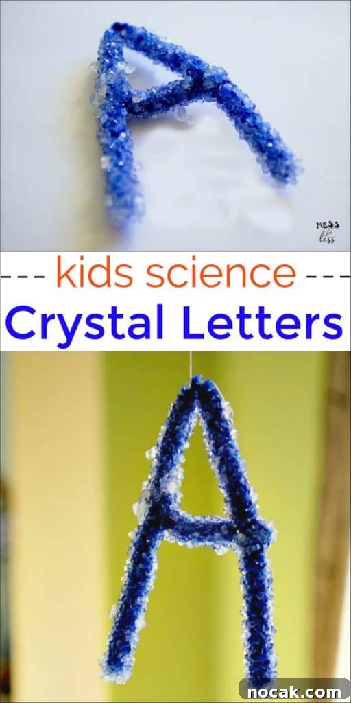 Make Borax Crystal Letters: Step-by-Step DIY Guide 2 Kids will be amazed at how you can make these sparkly borax crystal letters. Science and fun in one cool activity!