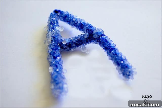Make Borax Crystal Letters: Step-by-Step DIY Guide 7 borax crystal letter a